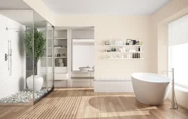 Jakie kolory z palety Beckers Designer Kitchen & Bathroom sprawdzą się w przytulnej łazience?